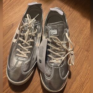 Onitsuka Tiger Silver Sneakers